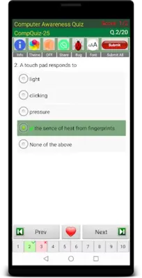 Computer Awareness quiz android App screenshot 11