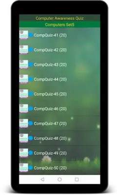 Computer Awareness quiz android App screenshot 1