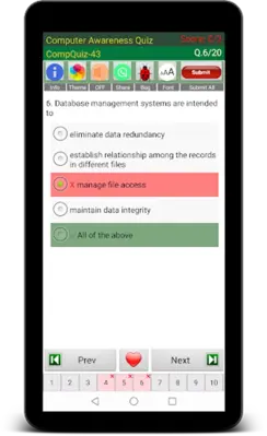 Computer Awareness quiz android App screenshot 2