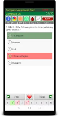 Computer Awareness quiz android App screenshot 4